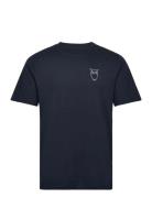 Alder Owl Chest Tee - Gots/Vegan Tops T-Kortærmet Skjorte Black Knowle...