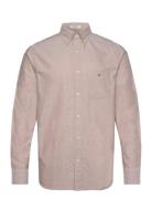 Reg Oxford Shirt Tops Shirts Casual Beige GANT