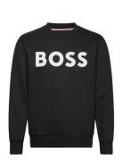Soleri 02 Tops Sweatshirts & Hoodies Sweatshirts Black BOSS