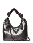 Velina Hobo Bags Top Handle Bags Silver GUESS