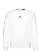 Sweatshirts Tops Sweatshirts & Hoodies Sweatshirts White Lacoste