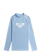 Whole Hearted Ls Tops T-shirts Long-sleeved T-Skjorte Blue Roxy