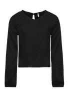 Koglara L/S Dot Top Jrs Tops T-shirts Long-sleeved T-Skjorte Black Kid...