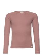 Base Tee Ls Tops T-shirts Long-sleeved T-Skjorte Pink MarMar Copenhage...