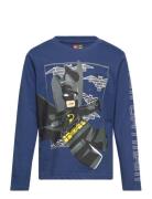 Lwtaylor 604 - T-Shirt L/S Tops T-shirts Long-sleeved T-Skjorte Blue L...