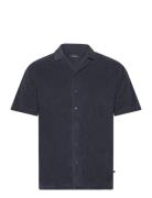 Materry Polo Tops Shirts Short-sleeved Navy Matinique