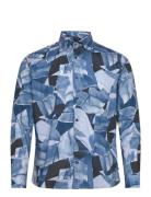 Machristaldo Tops Shirts Casual Blue Matinique