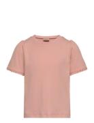 T-Shirt S/S Iris Tops T-Kortærmet Skjorte  Wheat