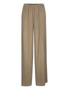 Tracy Trousers Bottoms Trousers Wide Leg Khaki Green Second Female