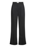 Trousers Bottoms Trousers Wide Leg Black Rosemunde