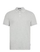 Popcorn Polo Tops Polos Short-sleeved Grey French Connection