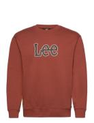 Core Sws Tops Sweatshirts & Hoodies Sweatshirts Red Lee Jeans