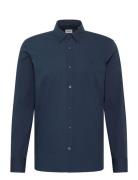 Style Casper Kc Basic Tops T-Langærmet Skjorte Blue MUSTANG