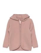 Jacket Ears Soft Wool Tops Sweatshirts & Hoodies Hoodies Pink Huttelih...