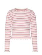 Vmhelle Ls Stripe Top Jrs Girl Tops T-shirts Long-sleeved T-Skjorte Mu...