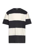 Regular Cutline T-Shirt Tops T-Kortærmet Skjorte Multi/patterned Tom T...