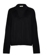 Moa Longsleeve Revised Tops Knitwear Jumpers Black Movesgood