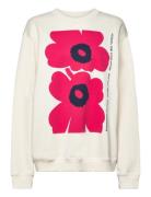Loisto Unikko Placement Tops Sweatshirts & Hoodies Sweatshirts Cream M...