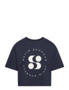 T-Shirt Tops T-Kortærmet Skjorte Navy Sofie Schnoor Young