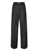 2Nd Almeida - Daily Satin Touch Bottoms Trousers Suitpants Black 2NDDA...