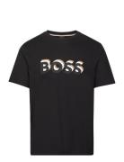 Tiburt 427 Tops T-Kortærmet Skjorte Black BOSS