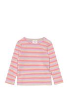 Tnsfridanne L_S Rib Tee Tops T-shirts Long-sleeved T-Skjorte Pink The ...