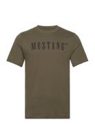 Style Austin Tops T-Kortærmet Skjorte Green MUSTANG