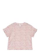 Floral Short-Sleeved T-Shirt Tops T-Kortærmet Skjorte Multi/patterned ...