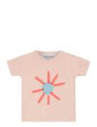 Baby Sun T-Shirt Tops T-Kortærmet Skjorte Pink Bobo Choses