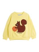 Squirrel Chenille Emb Sweatshirt Tops Sweatshirts & Hoodies Sweatshirt...