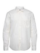 Cotton Poplin Malte Shirt Tops T-Langærmet Skjorte White Mads Nørgaard
