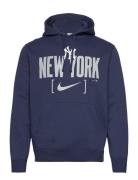 New York Yankees Men's Nike Mlb Club Slack Fleece Hood Tops Sweatshirt...