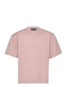Printed Over D T-Shirt Tops T-Kortærmet Skjorte Pink Roots By Han Kjøb...