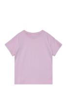 Top Ss Over D Solid Tops T-Kortærmet Skjorte Purple Lindex
