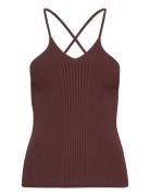 Sanina Top 15172 Tops T-shirts & Tops Sleeveless Brown Samsøe Samsøe