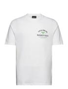 Racquet Club Graphic T-Shirt Tops T-Kortærmet Skjorte White Lyle & Sco...