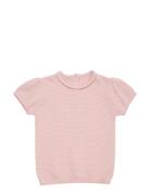 Lt. Knitted Margueritte T-Shirt Tops T-Kortærmet Skjorte Pink Copenhag...