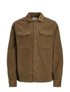 Jjedallas Corduroy Overshirt Ls Sn Tops Overshirts Brown Jack & J S