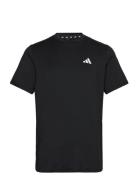 Tr-Es Stretch T Tops T-Kortærmet Skjorte Black Adidas Performance