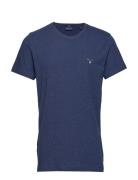 Original Ss T-Shirt Tops T-Kortærmet Skjorte Blue GANT