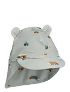 Senia Sun Hat With Ears Solhat Blue Liewood