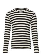 5X5 Classic Stripe Talika Top Tops T-shirts Long-sleeved T-Skjorte Mul...