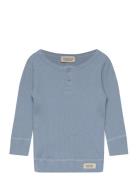 Tee Ls Tops T-shirts Long-sleeved T-Skjorte Blue MarMar Copenhagen