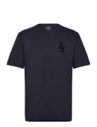 Club Emblem T-Shirt Tops T-Kortærmet Skjorte Navy Lyle & Scott