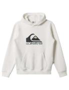 Big Logo Hoodie Youth Tops Sweatshirts & Hoodies Hoodies White Quiksil...