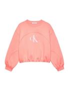 Iridescent Ck Logo Cn Sweatshirt Tops Sweatshirts & Hoodies Sweatshirt...