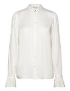 Baba Blouse Tops Blouses Long-sleeved White Fabienne Chapot