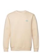 Standard Crew Logo Sweat Tops Sweatshirts & Hoodies Sweatshirts Cream ...