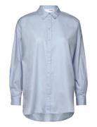 Slfdina-Sanni Ls Shirt Noos Tops Shirts Long-sleeved Blue Selected Fem...