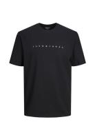 Jjestar Jj Tee Ss Noos Jnr Tops T-Kortærmet Skjorte Black Jack & J S